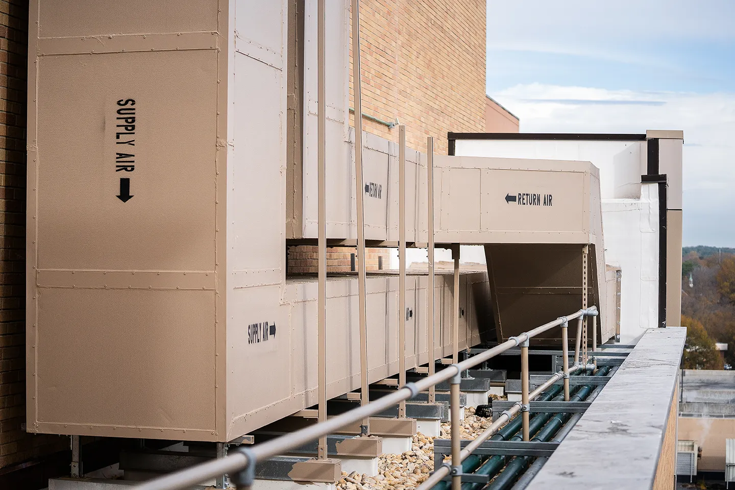 Replacing traditional HVAC systems with heat pumps supports energy efficiency and reduces carbon emissions.