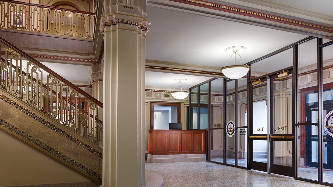 We worked closely with the City of Sycamore to achieve building code compliance by incorporating a new enclosed staircase, sprinkler and alarm systems, and provision for handicapped access.
