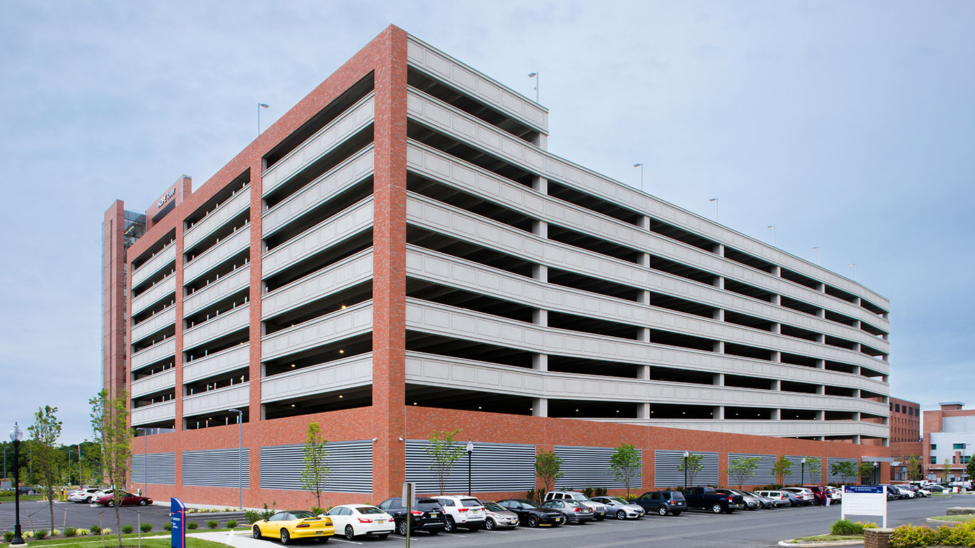 The facility features a nine-story parking garage with more than 1,500 parking spaces. 