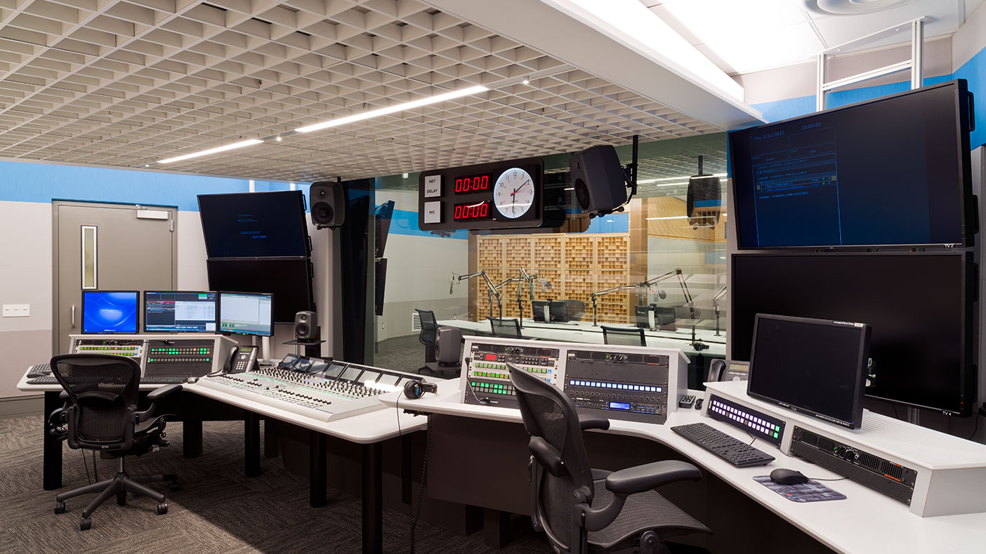 We created studios with appropriate MEP systems and emergency power so that the studio occupants would not be impacted by an interruption from air noises or a power outage. 