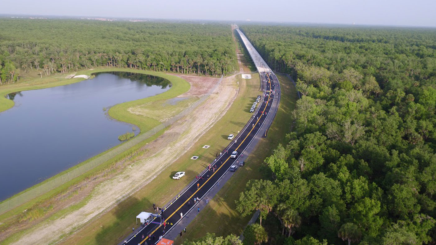 Our permits and designs anticipate an eventual four-lane expansion from the current two. Image copyright Kissimmee/Osceola County Chamber of Commerce. Chris Lee, Greenlando Consulting, photographer.