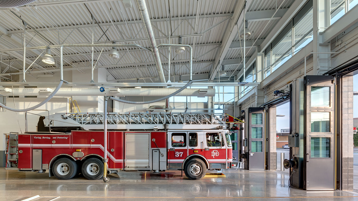 We designed the new Station 37 to replace a nearly 60-year-old facility.