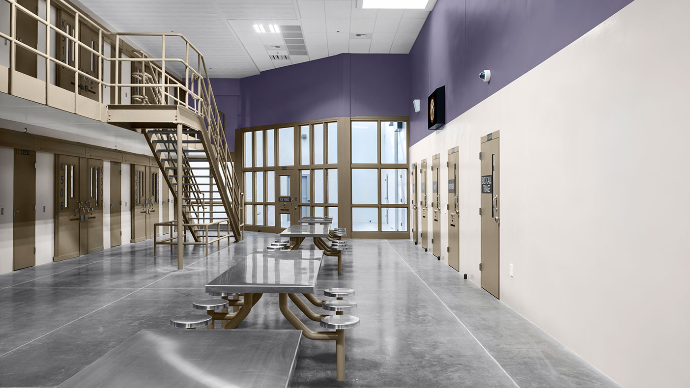 The expansion accommodates up to 537 inmates.