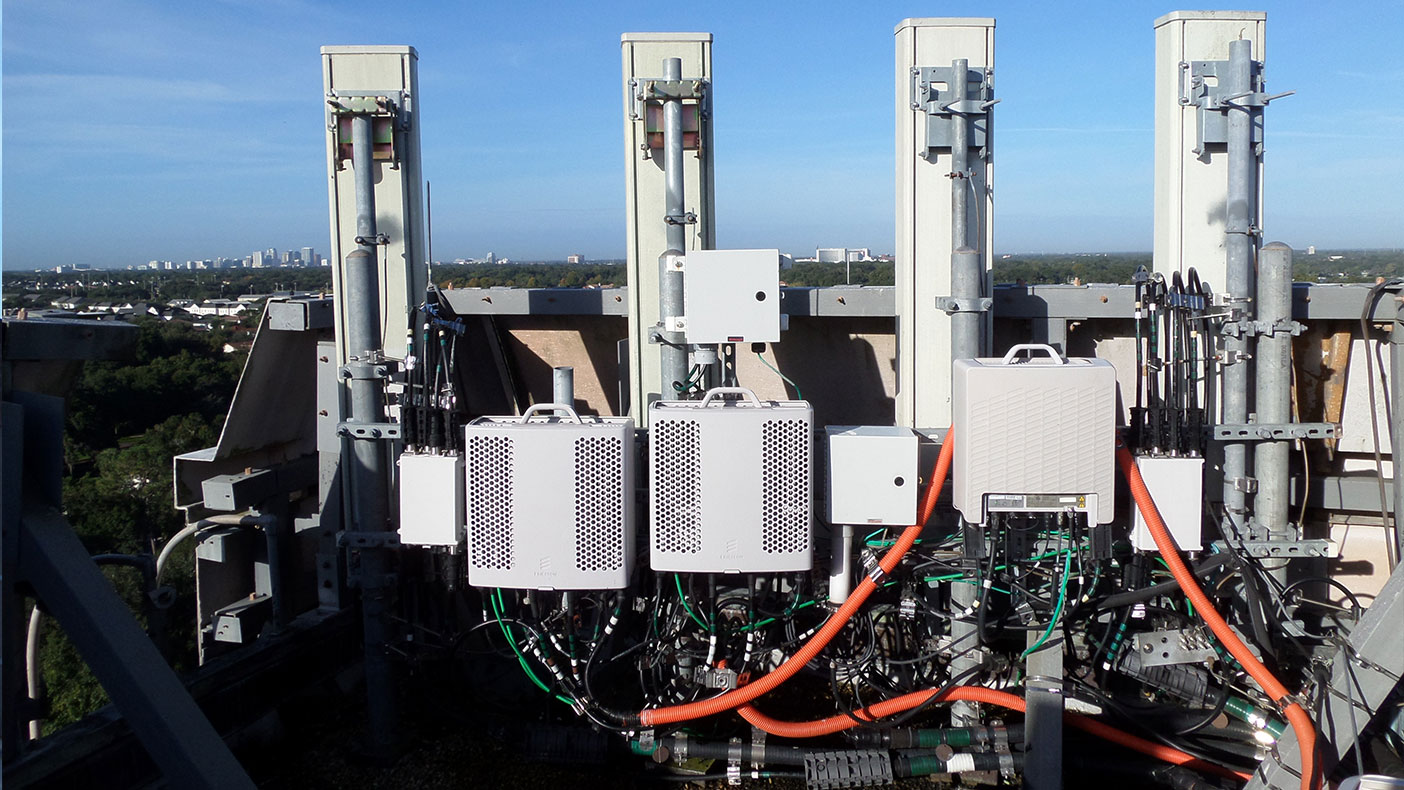 Our design replaced antennas and added equipment to the existing configuration to handle LTE needs.