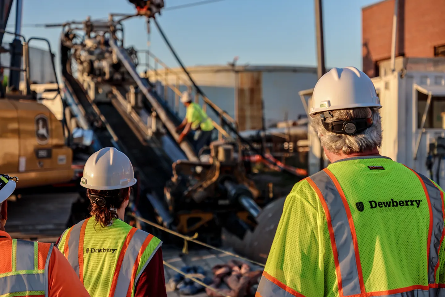 Our firm has been responsible for the engineering analysis of the force main installation while working closely with key engineering partners. Photo courtesy of Garney Construction.