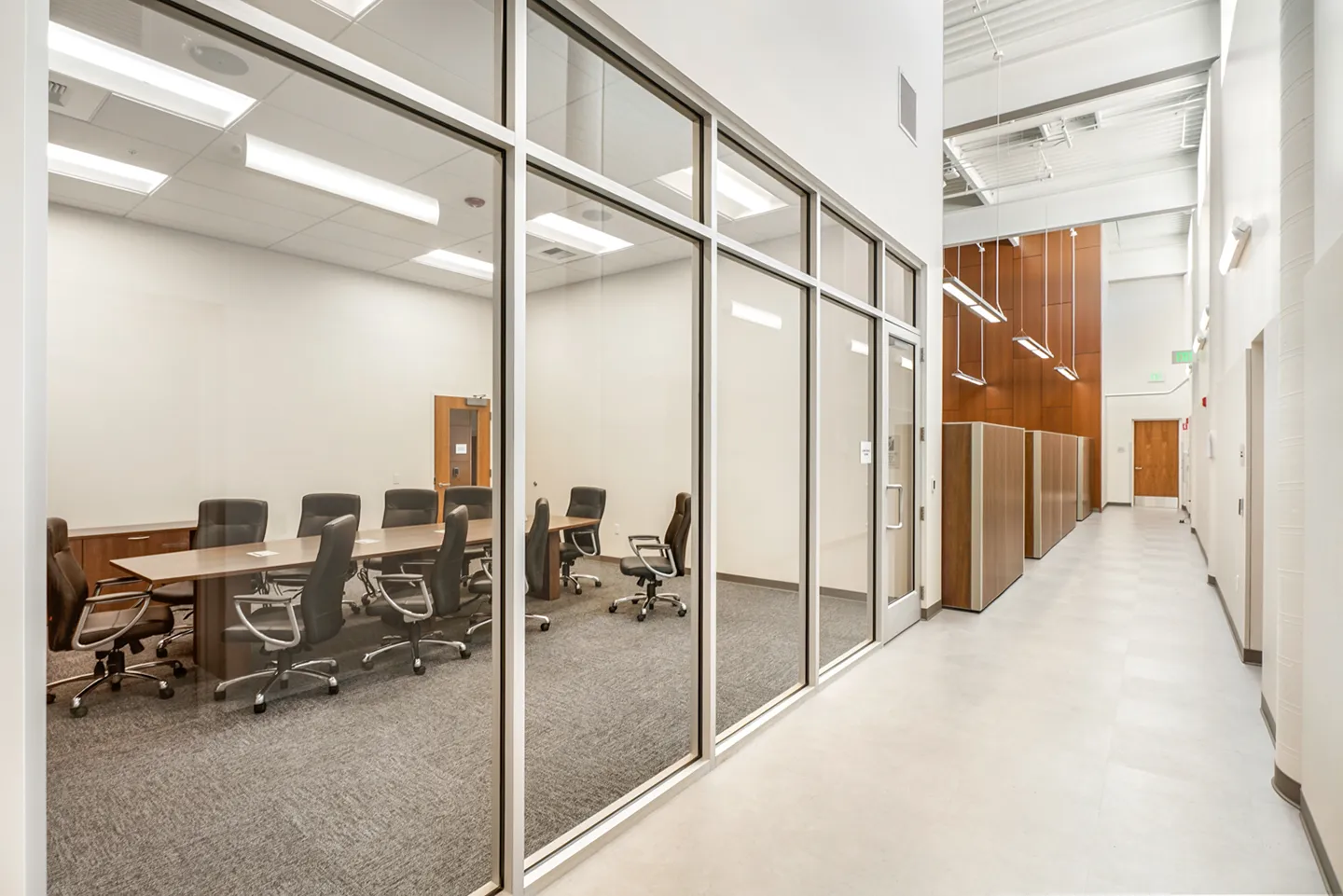 Conference rooms promote interaction and collaboration.
