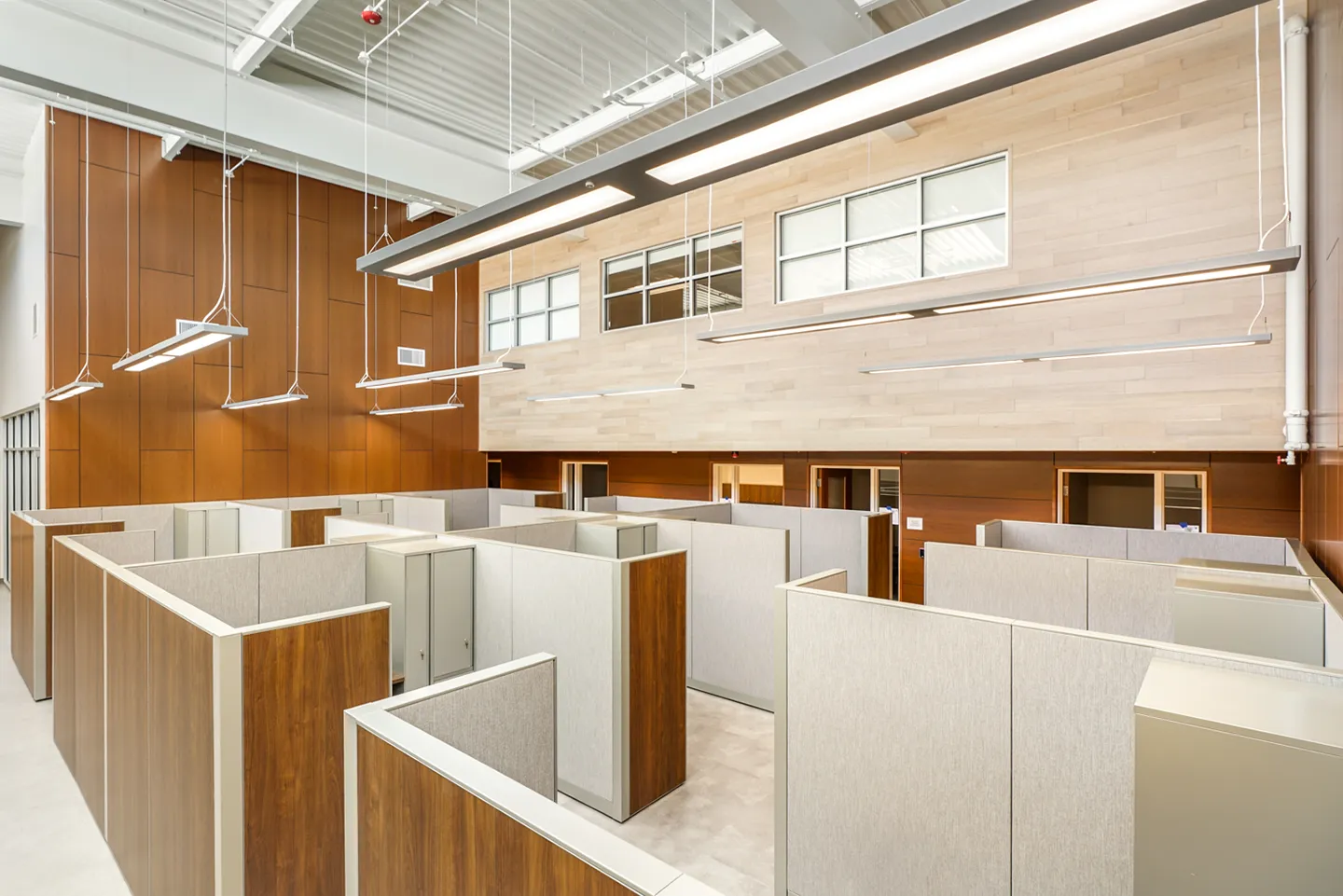Our design invites daylight throughout the facility to improve worker health.