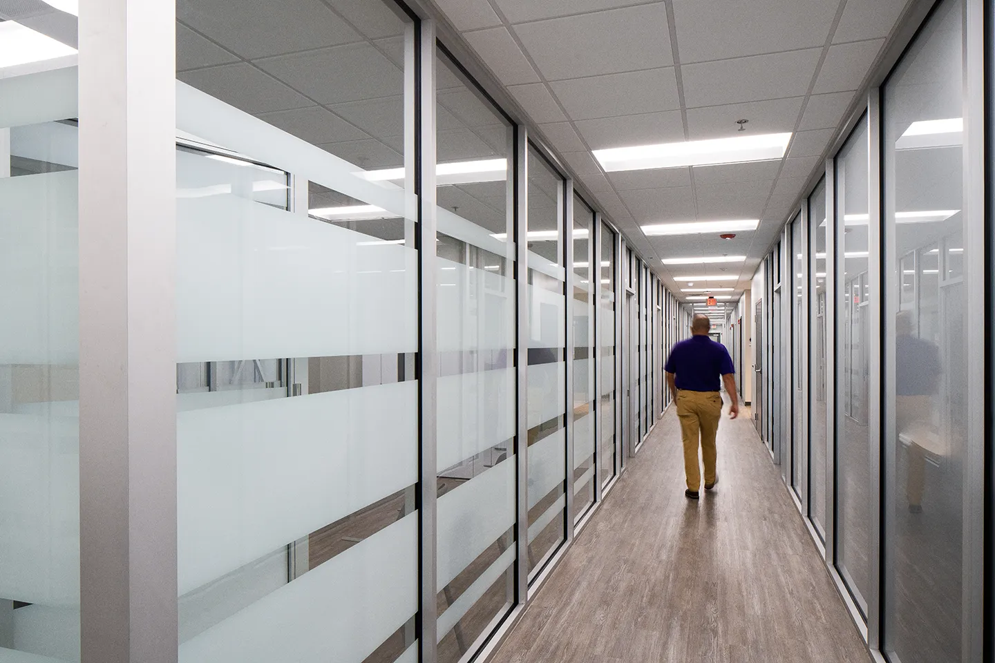 The building has an 18,000-square-foot, two-story office area located inside the building shell.