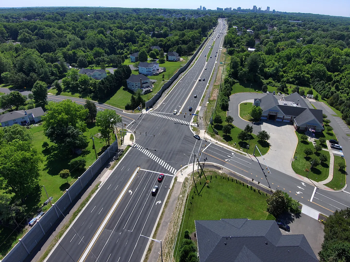 The project promotes the safety and quality of life of commuters in Northern Virginia. Photo courtesy of VDOT.