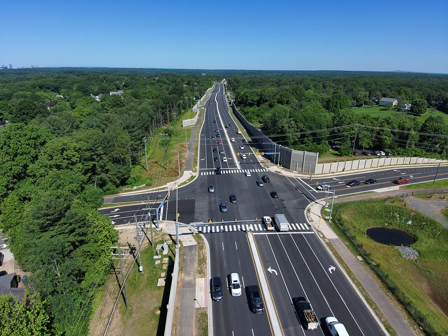 The corridor currently carries over 50,000 vehicles per day. Photo courtesy of VDOT.